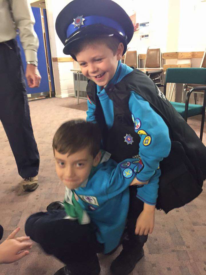 Beavers and Cubs meet emergency services
