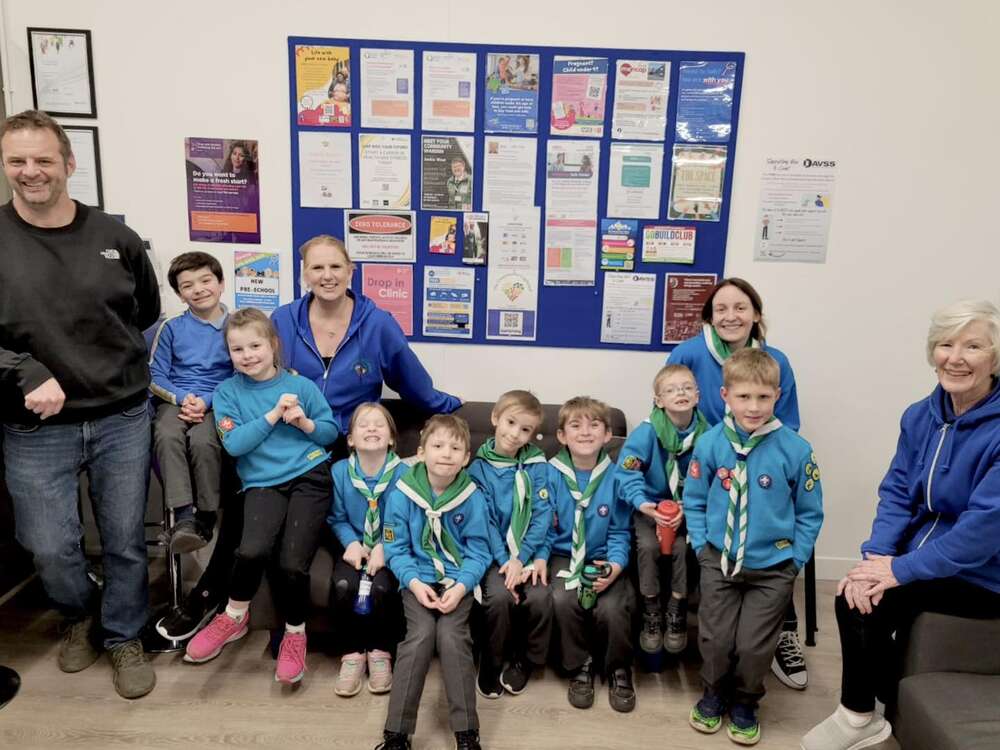 Beavers list the Community Cupboard