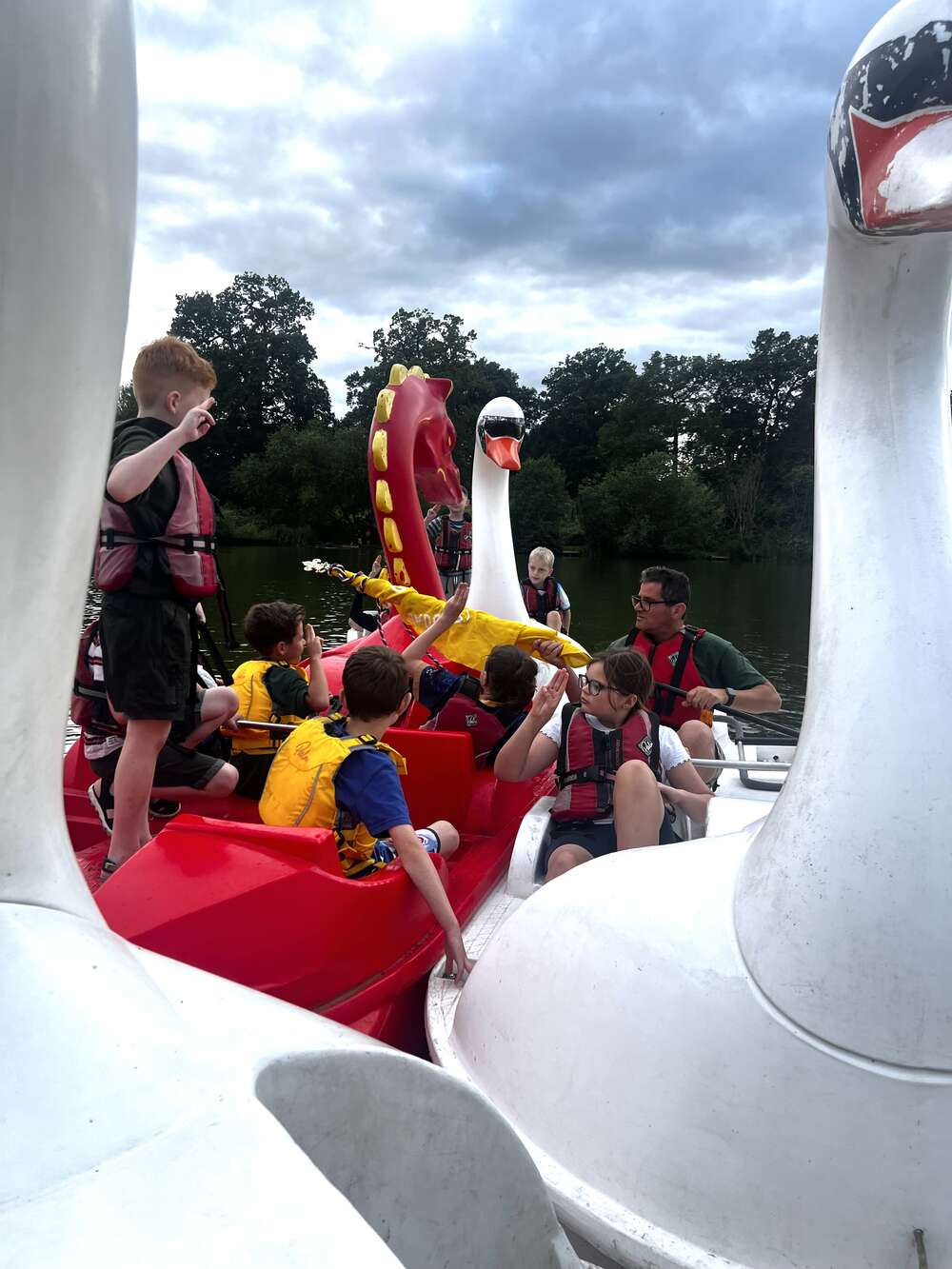 Cub get invested on the water