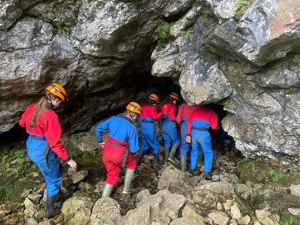 Explorers go to the Peak district 2023