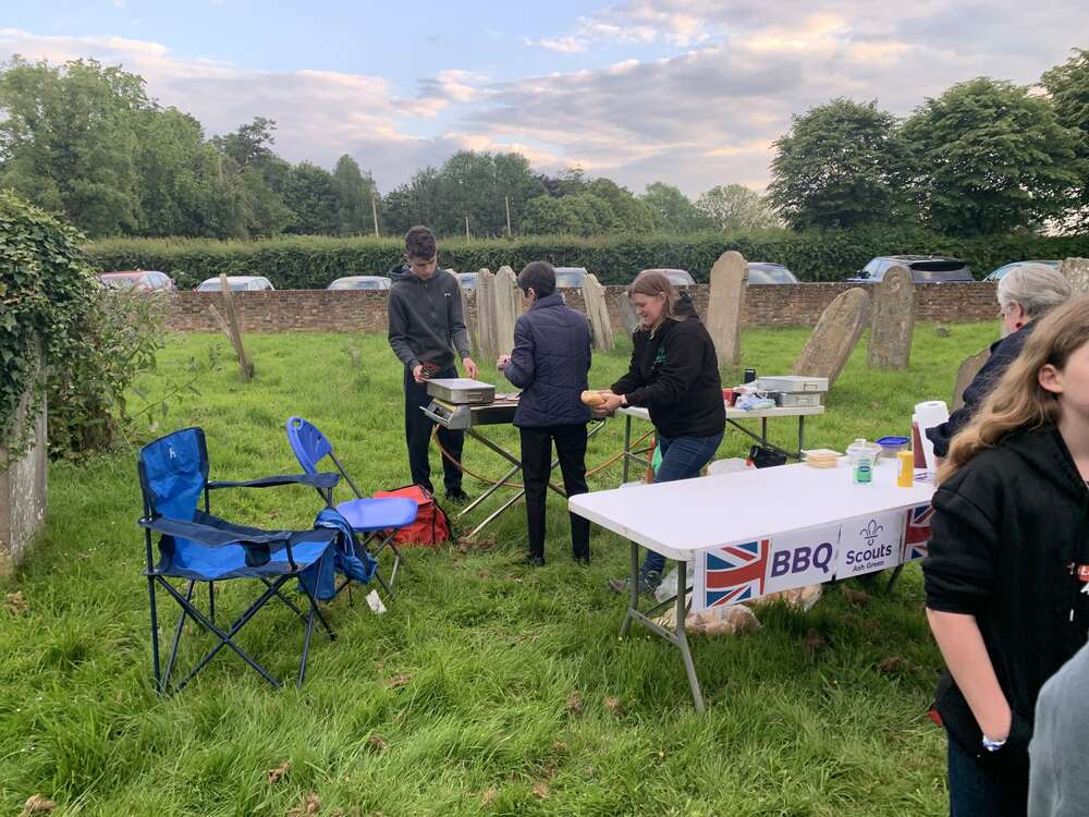 Group runs BBQ for local church