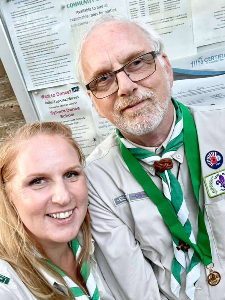 Peter gets awarded the Chief Scout Award of Merit