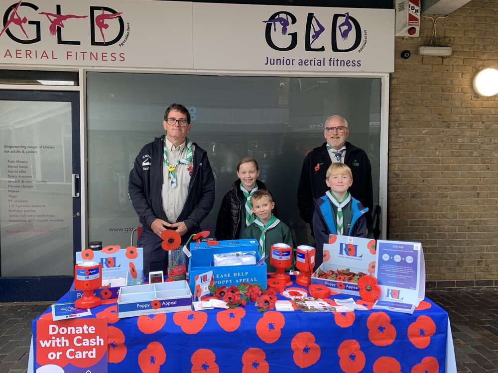 Poppy stall