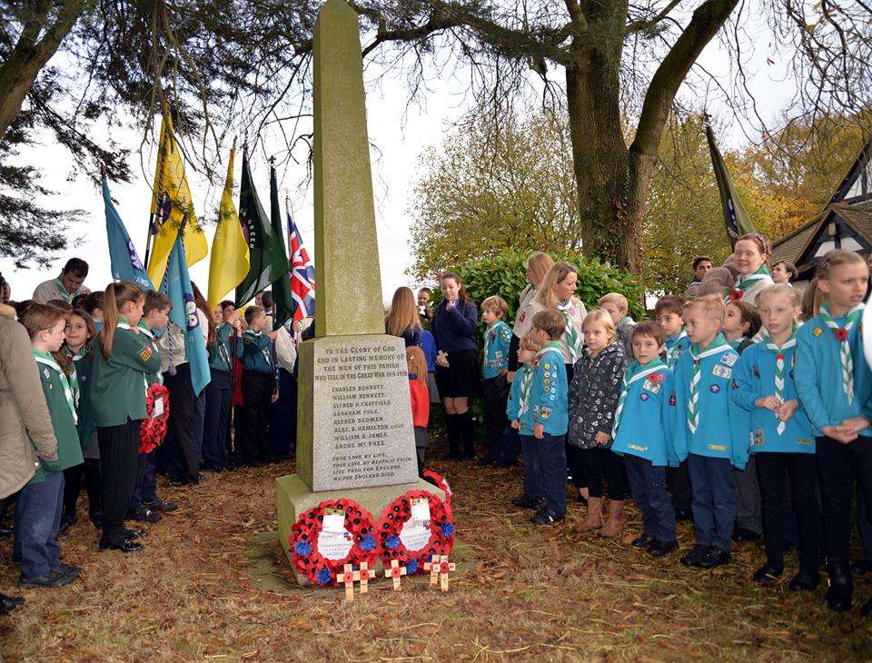 Remembrance Parade at Ash Church